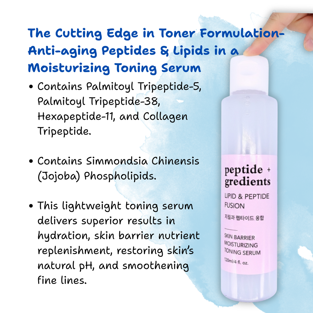 peptide + gredients Skin Barrier Moisturizing Toning Serum 120ml/4 fl. oz.